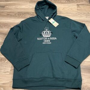 Scotch & Soda Green Hoodie